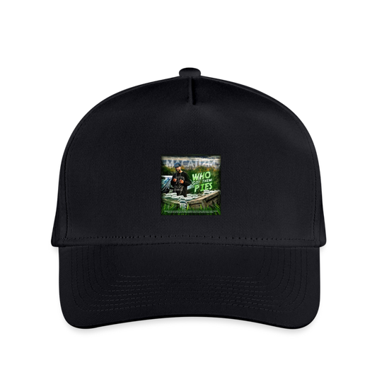 Kid's Baseball Cap - black