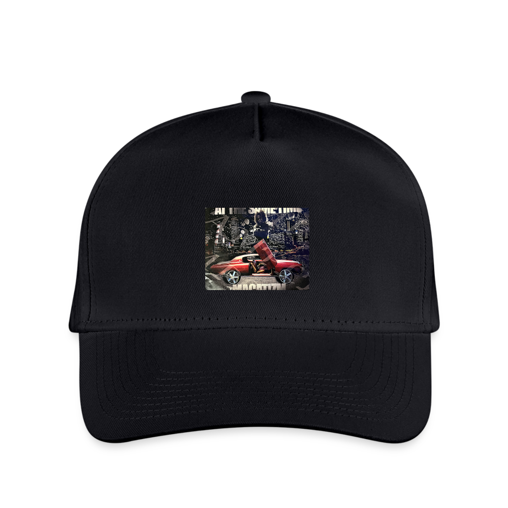 Kid's Baseball Cap - black