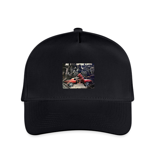 Kid's Baseball Cap - black