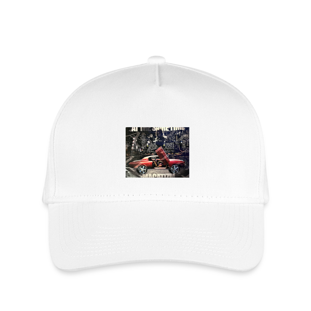 Kid's Baseball Cap - white