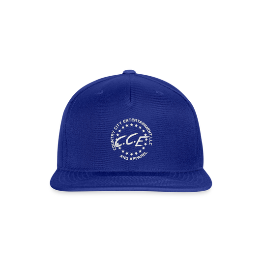 Snapback Baseball Cap - royal blue