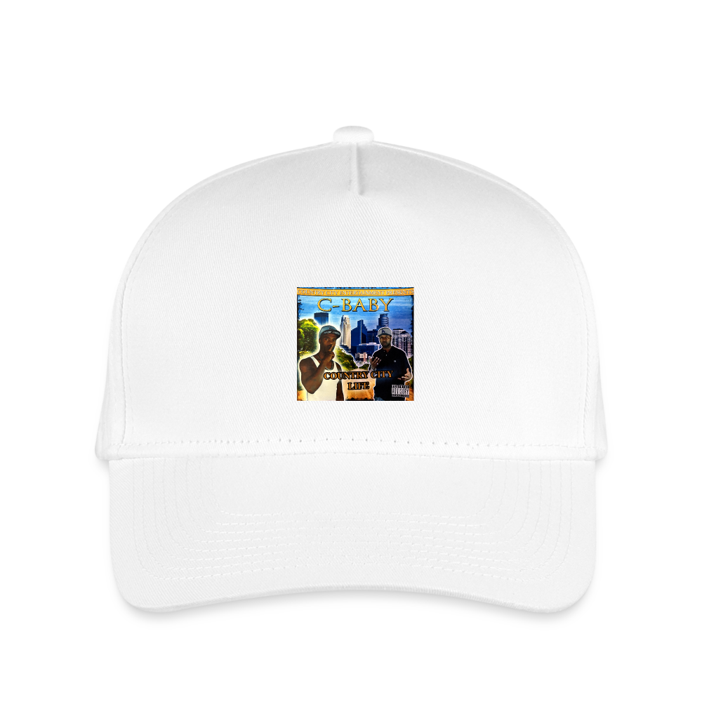 Kid's Baseball Cap - white