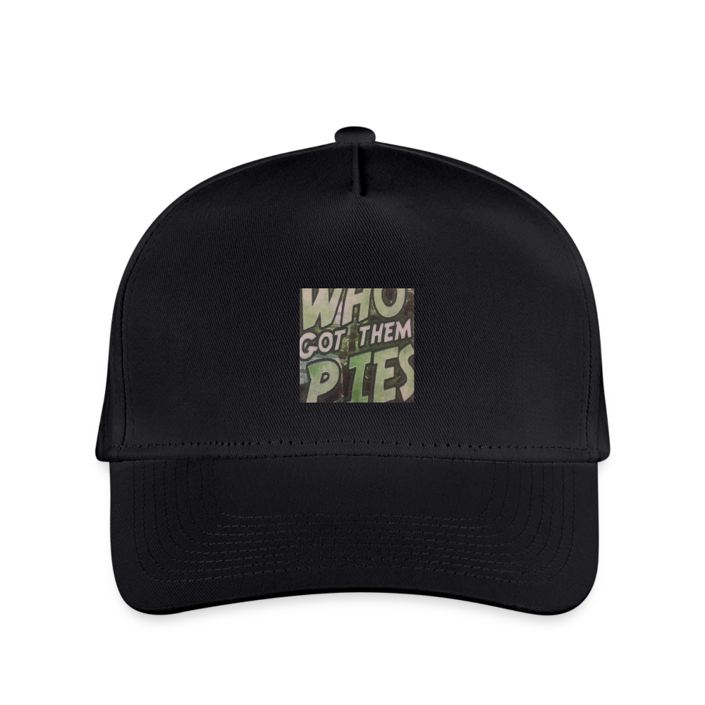 Kid's Baseball Cap - black