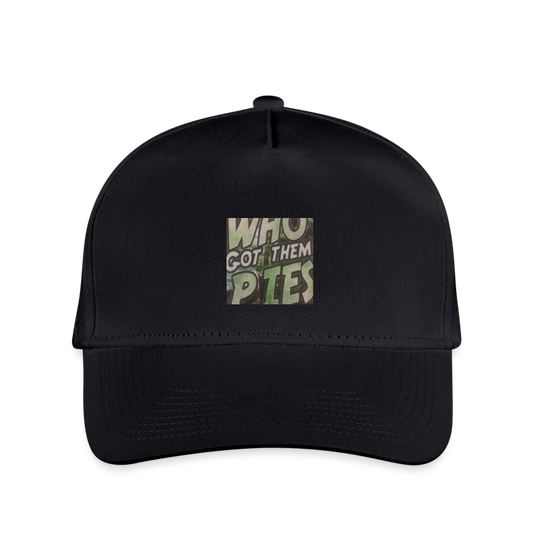 Kid's Baseball Cap - black