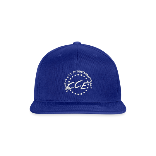 Snapback Baseball Cap - royal blue