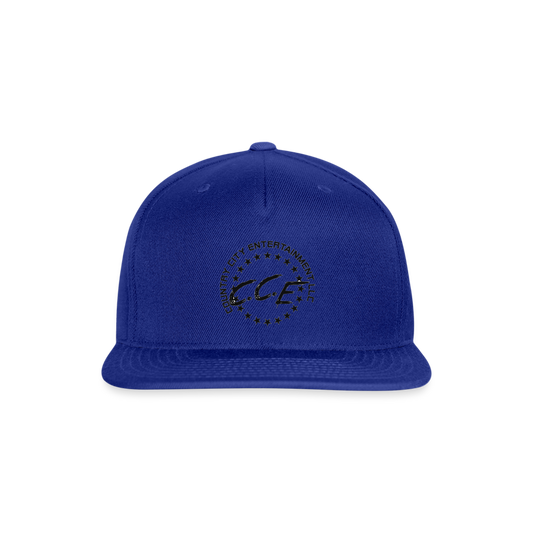 Snapback Baseball Cap - royal blue