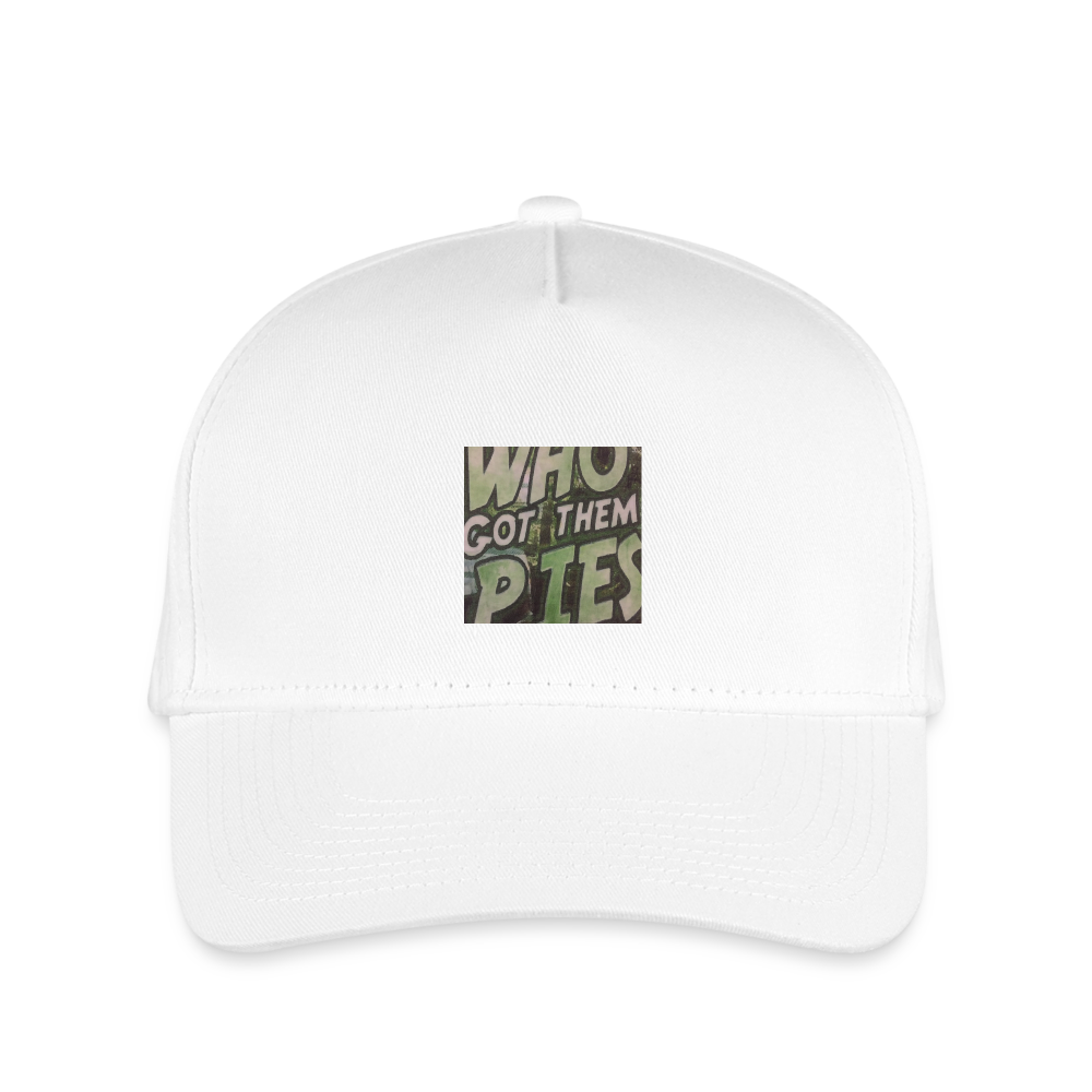 Kid's Baseball Cap - white