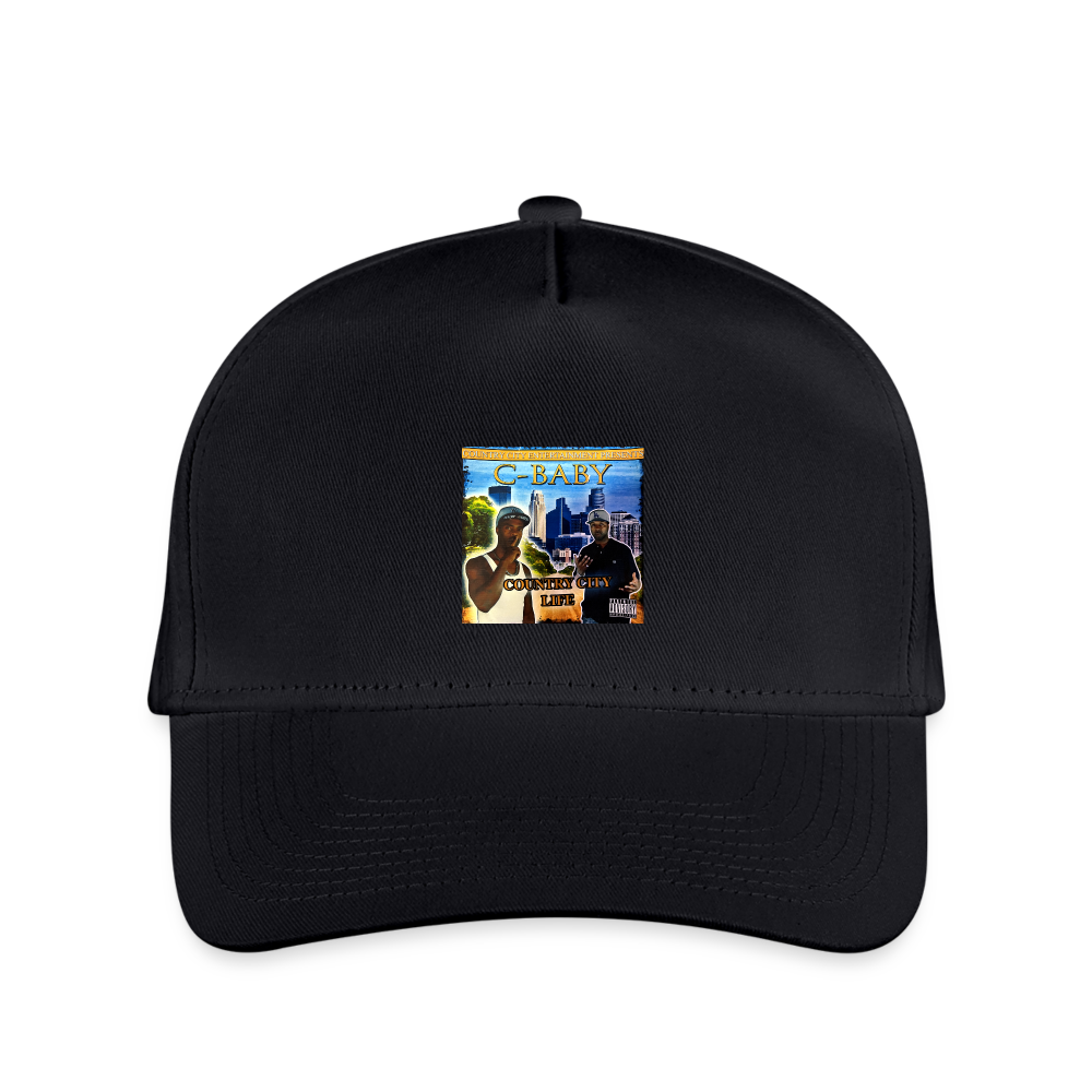 Kid's Baseball Cap - black